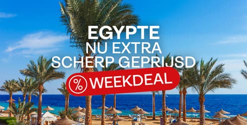 Weekdeal Egypte: Nu extra scherp geprijsd t/m 24 februari
