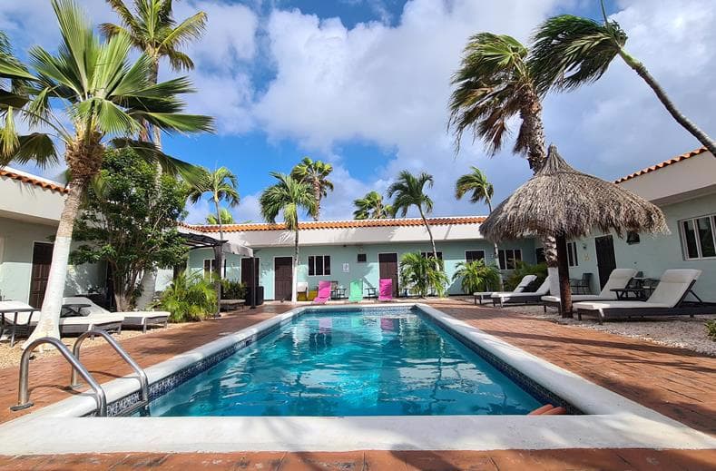 Ultiem genieten in Oranjestad: Arubiana Inn 9 Dagen €1037