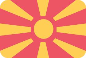 Vlag van Noord-Macedonië